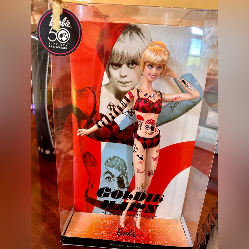 Barbie doll 2008 Goldie Hawn 50th anniversary